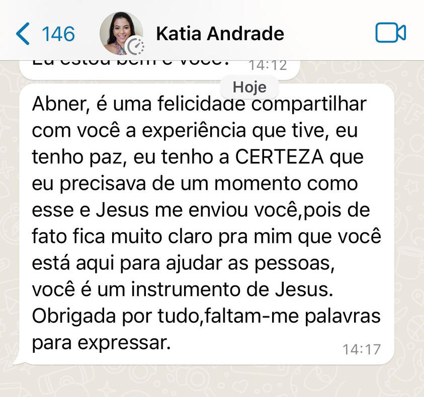 Depoimento Kátia Andrade
